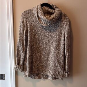 Joie Brown Cowl Neck Sweater